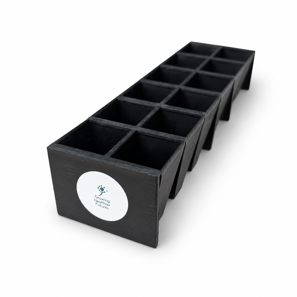 Upcycled seedling plug tray