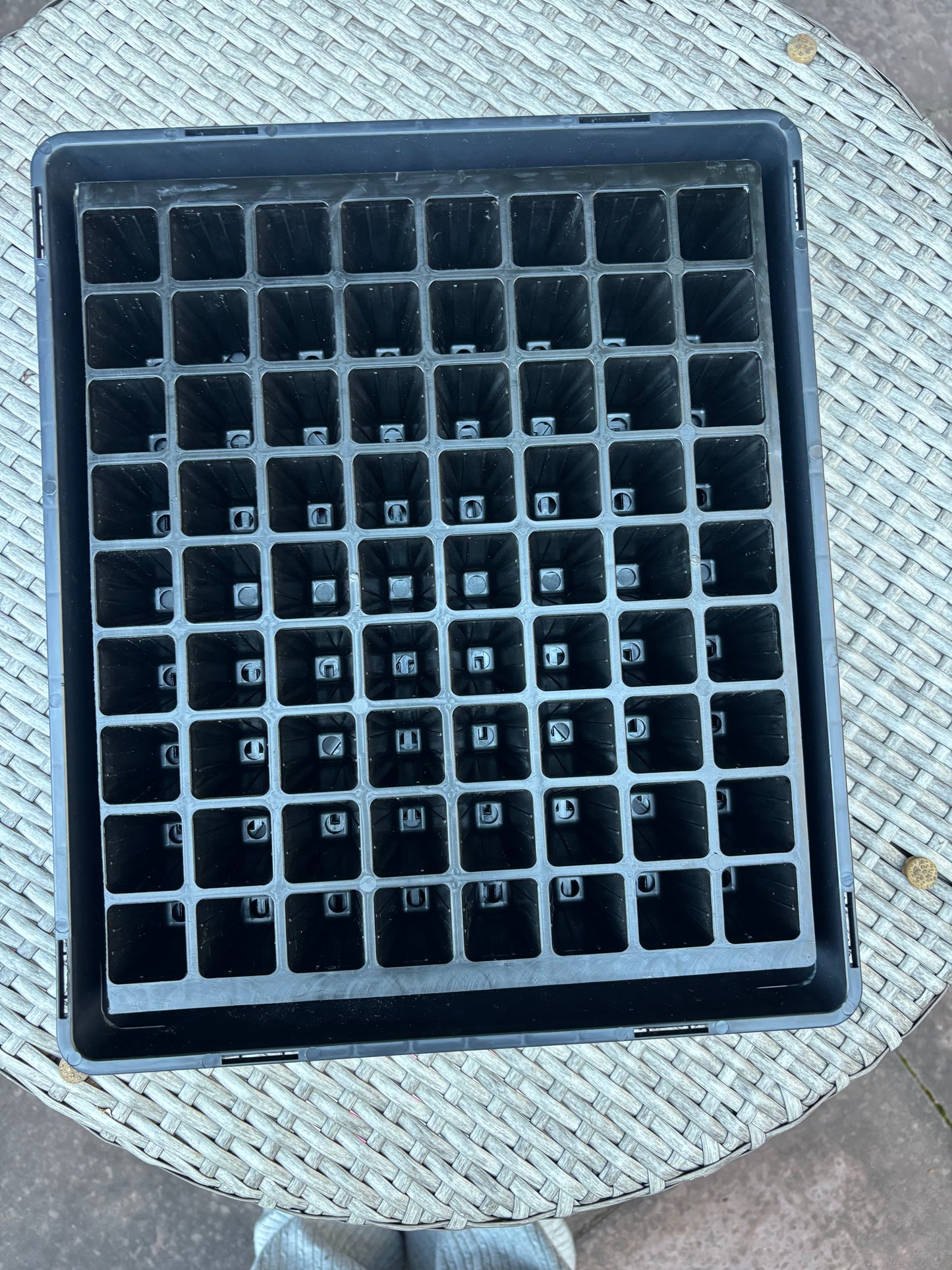 72 Cell Seedling Plug Tray & Bottom Watering Trays - Heavy Duty
