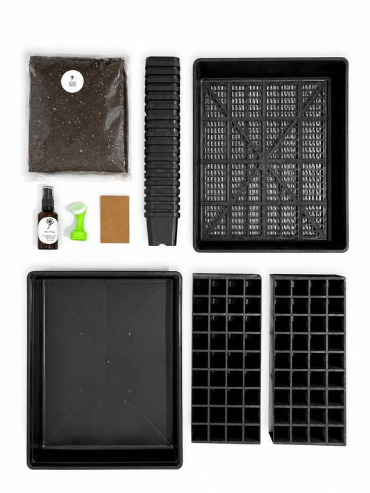 Eco Seed Raising Kit – 72 Cells - Seedling Plug Trays and Accessories