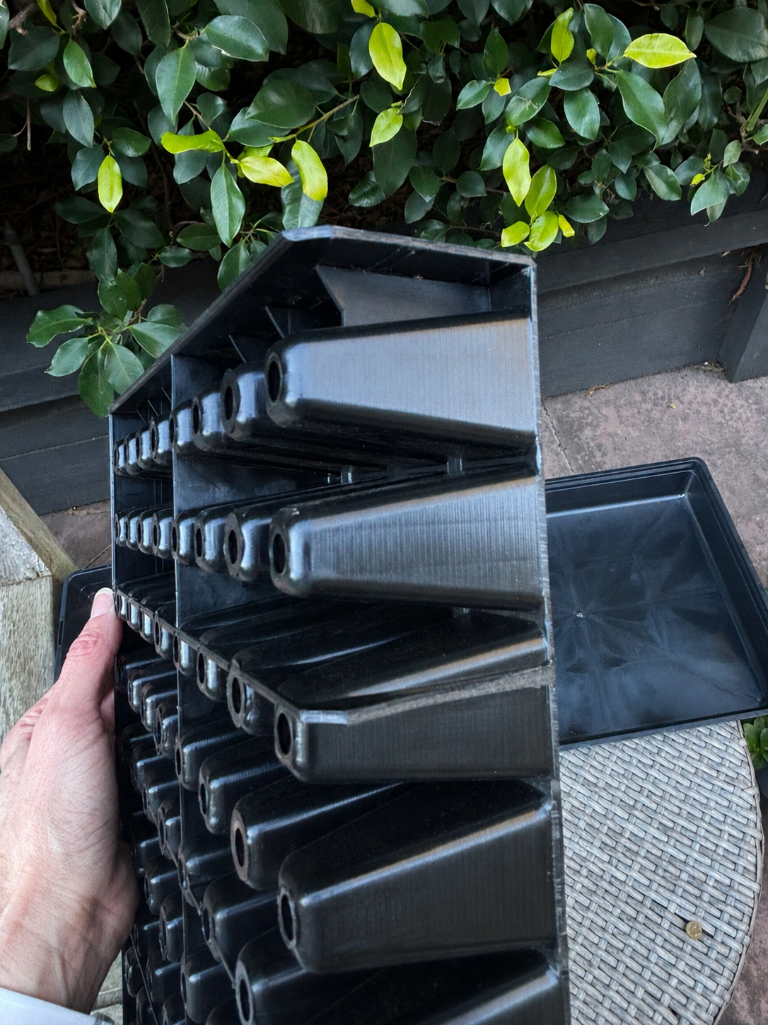 72 Cell Seedling Plug Tray & Bottom Watering Trays - Heavy Duty