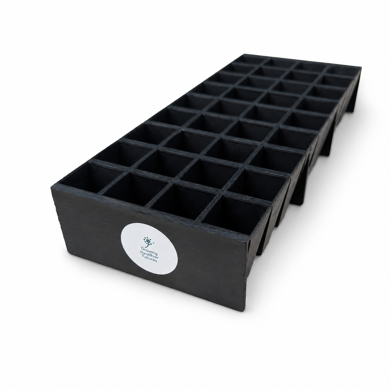 Upcycled seedling plug tray