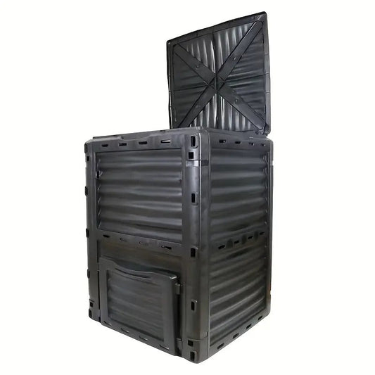 Square Compost Bin with Lid-0
