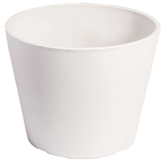 Rendered White Planter Pot 25cm-0